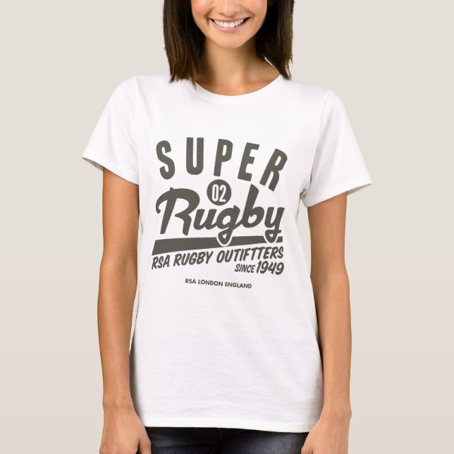 Ruggershirts Retro Rugby T-Shirt (Vorderseite)