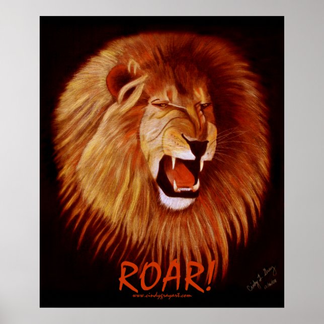 RUGIR! Poster (Le Lion) (Devant)