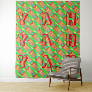 Rugs und Rags abstrakte Reinkunst Wandteppich