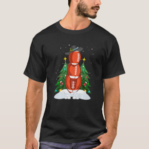 Rugy Snowman Football-Spieler Premium_1 T-Shirt