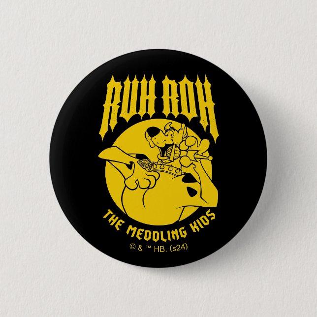 Ruh Roh Scooby-Doo Das Symbol der Medling Kids Button (Vorderseite)
