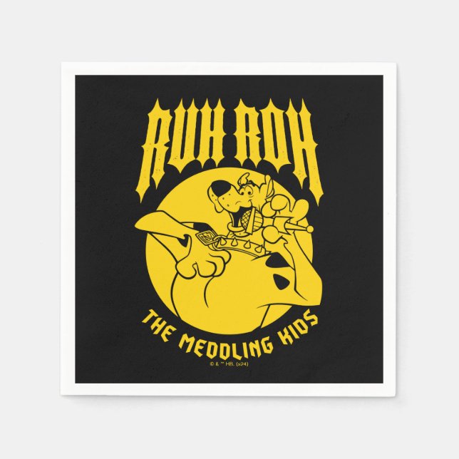 Ruh Roh Scooby-Doo Das Symbol der Medling Kids Serviette (Vorderseite)