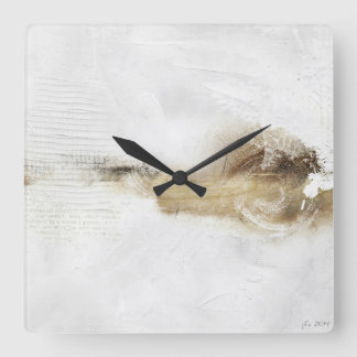 Ruhe 4 quadratische wanduhr