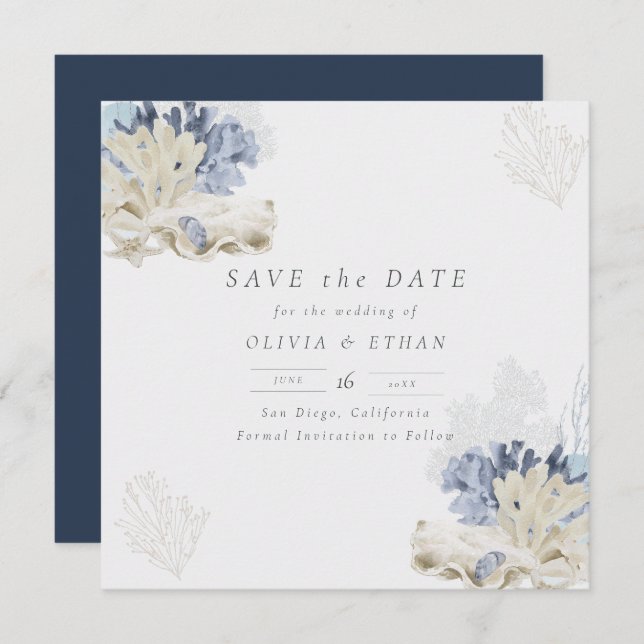 Ruhe am Meer Save The Date (Vorne/Hinten)