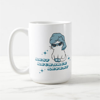 Ruhe, Aufladen, Wiederholen - Selbstfürsorge und K Kaffeetasse