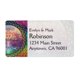 Ruhe Baum des Lebens in Regenbogenfarben