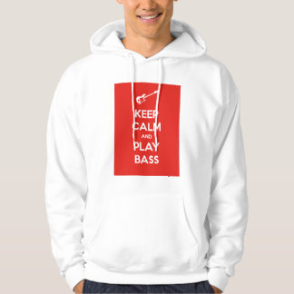 Ruhe behalt und Bass spielen Hoodie