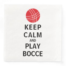 Ruhe behalt und Bocce spielen