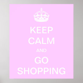 Ruhe behalt und Shopping Poster