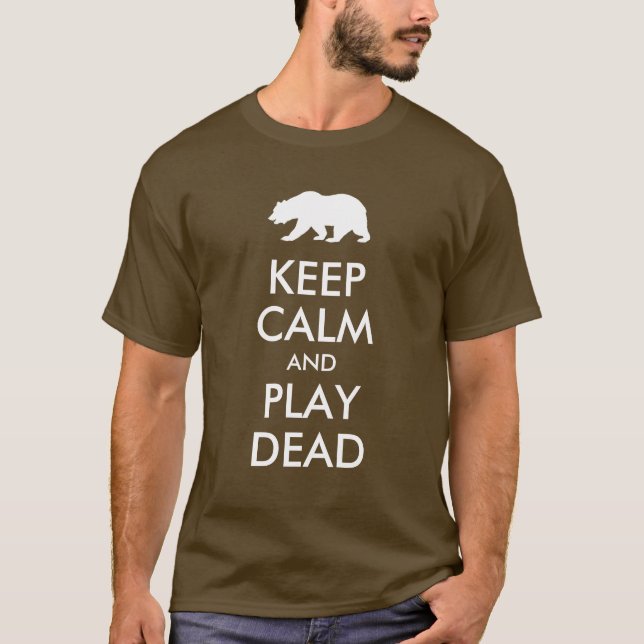 Ruhe behalt und Tote spielen T-Shirt (Vorderseite)
