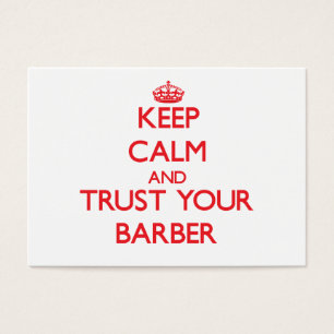 Ruhe behalt und vertraue deinem Barber.