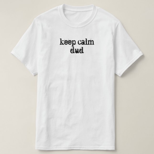 Ruhe behalten T-Shirt (Design vorne)