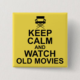 Ruhe behalten und alte Filme anschauen Button
