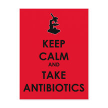 Ruhe behalten und Antibiotika einnehmen