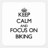 Ruhe behalten und auf das Biking ausgerichtet
