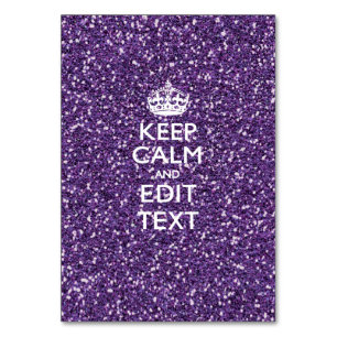 Ruhe behalten und den Glamour Ihres Textes Mauve h Tischnummer