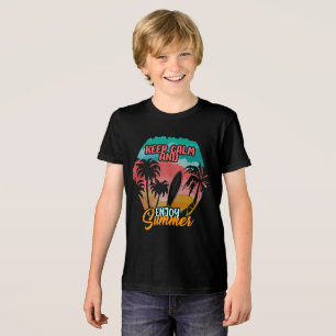 Ruhe behalten und den Sommer genießen Tri-Blend Shirt