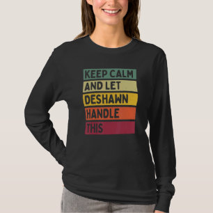Ruhe behalten und die Handhabung dieses Retro-Zita T-Shirt