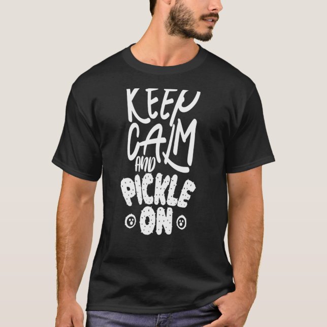 Ruhe behalten und einstechen T-Shirt (Vorderseite)