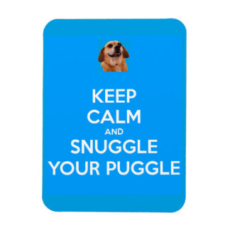 Ruhe behalten und Ihr Puggle-MAGNET schnupfen - Bl Magnet