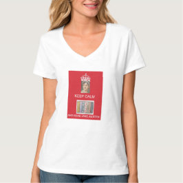 Ruhe behalten und Jane Austen gelesen Tri-Blend Shirt