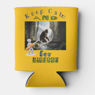 Ruhe behalten und nach dem besten Bigfoot suchen Dosenkühler