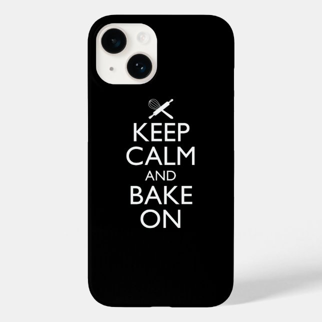 Ruhe behalten und nachbacken Case-Mate iPhone 14 hülle (Rückseite)