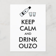 Ruhe behalten und Ouzo trinken