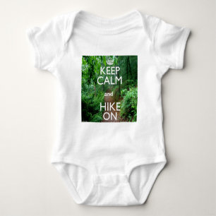 Ruhe behalten und Wandern Baby Strampler