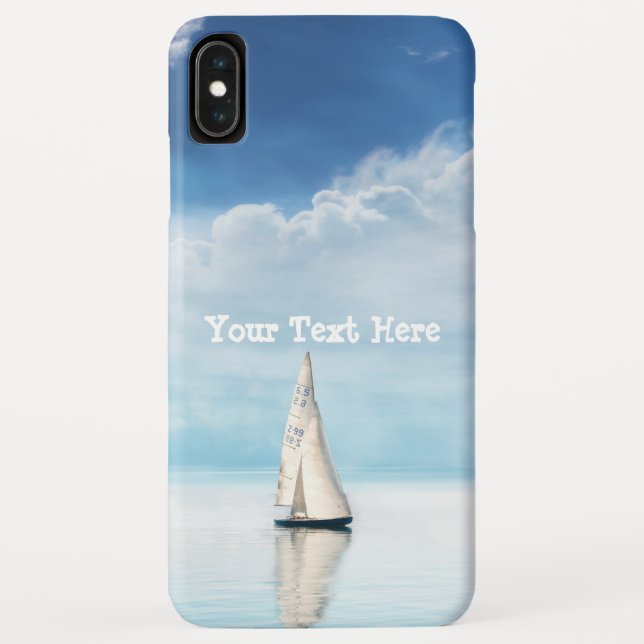 Ruhe beim Segeln mit blauem Himmel Case-Mate iPhone Hülle (Rückseite)