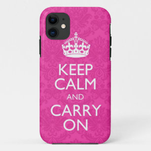 Ruhe bewahren und auf Damask iPhone 5 Gehäuse abde Case-Mate iPhone Hülle