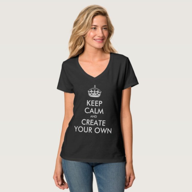 Ruhe bewahren und die eigene Kreation fortsetzen T-Shirt (Von Creator hochgeladen)