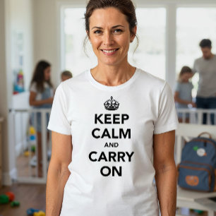 Ruhe bewahren und originell tragen T-Shirt
