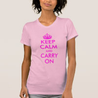 Ruhe bewahren und Shirt tragen
