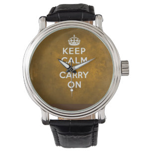 Ruhe bewahren und weiter fahren armbanduhr
