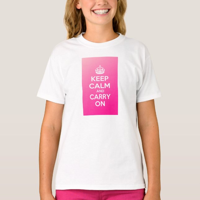 Ruhe bewahren und weiter fahren T-Shirt (Vorderseite)