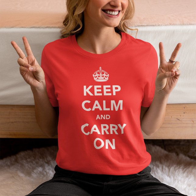 Ruhe bewahren und weiterführen - das ursprüngliche T-Shirt (Von Creator hochgeladen)
