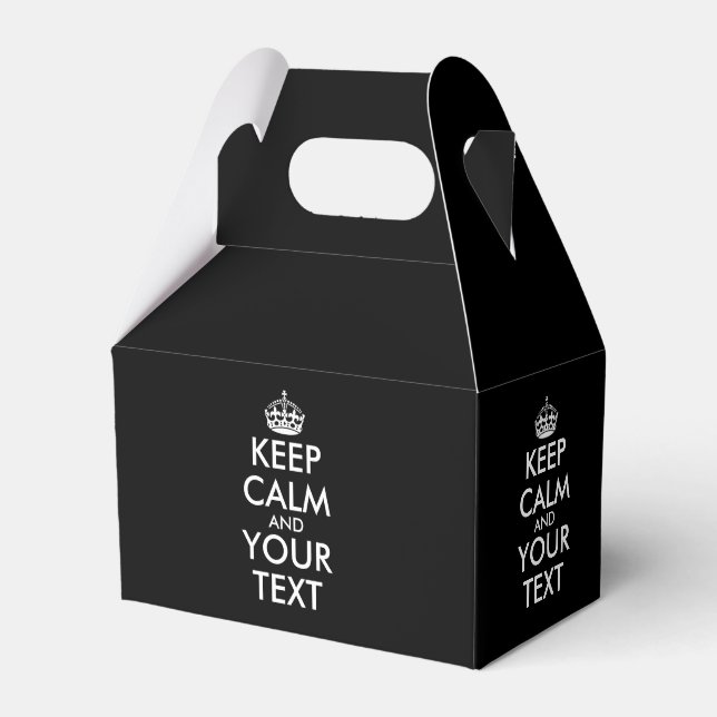 Ruhe bewahren und weitermachen - Ihre eigene Kraft Geschenkschachtel (Vorderseite)
