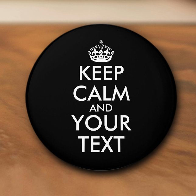 Ruhe bewahren und weitermachen - Ihre eigene Kraft Keramikknauf (Von Creator hochgeladen)