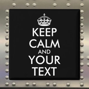 Ruhe bewahren und weitermachen - Ihre eigene Kraft Magnet