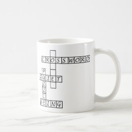 Ruhe-bitte - Kreuzworträtsel Kaffeetasse