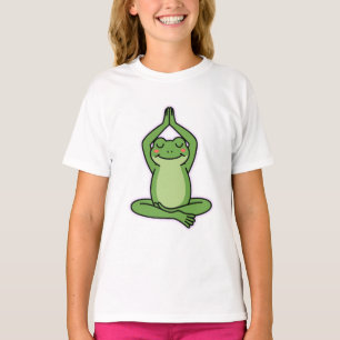 Ruhe bleibe, Bleibe Froggy - Niedlich Zen Meditati T-Shirt
