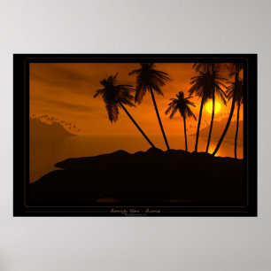 Ruhe-Bucht - Sonnenaufgang-Ausgabe Poster
