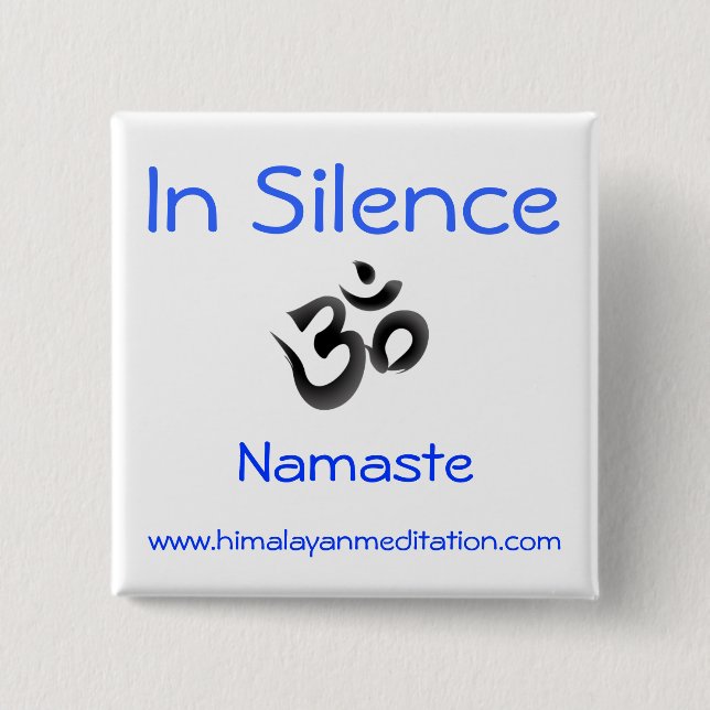 Ruhe Button (Vorderseite)