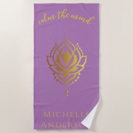 Ruhe Das Mini-Strandtuch Strandtuch