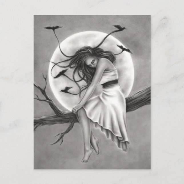 Ruhe fliegender Vögel - Postkarte (Vorderseite)