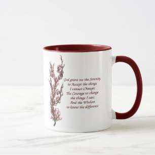 Ruhe-Gebets-inspirierend Zitat Tasse