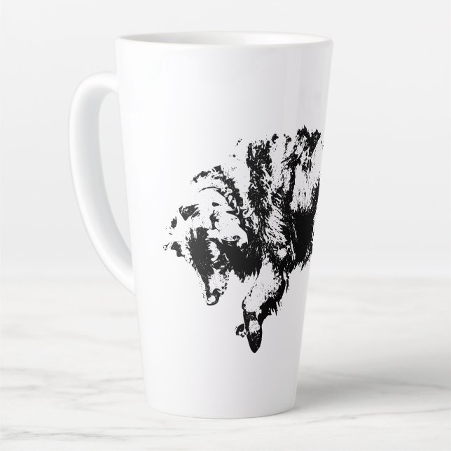 Ruhe im Oktober Milchtasse (Linke Ecke)