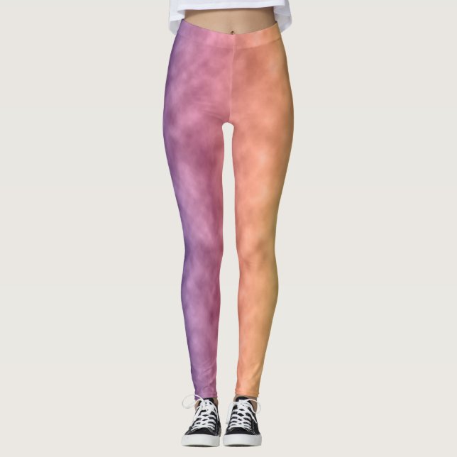 Ruhe im Regenbogen Leggings (Vorderseite)