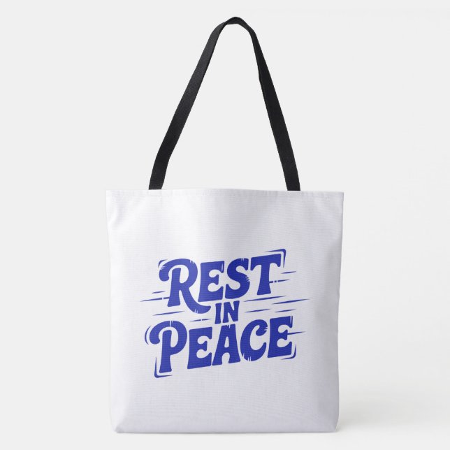 Ruhe in Frieden Tasche (Vorderseite)